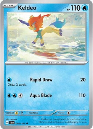 Keldeo (044/162) [Scarlet & Violet: Temporal Forces] - Trinity Hobby