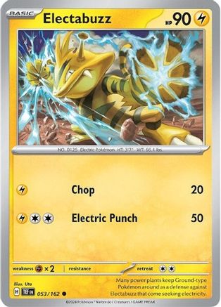 Electabuzz (053/162) [Scarlet & Violet: Temporal Forces] - Trinity Hobby