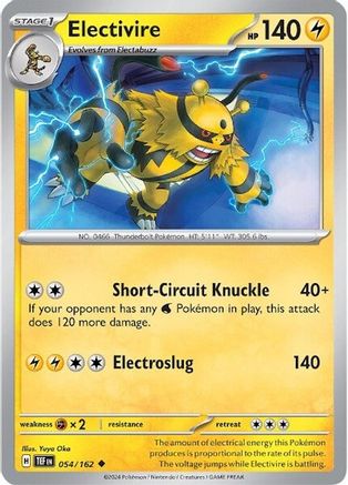 Electivire (054/162) [Scarlet & Violet: Temporal Forces] - Trinity Hobby