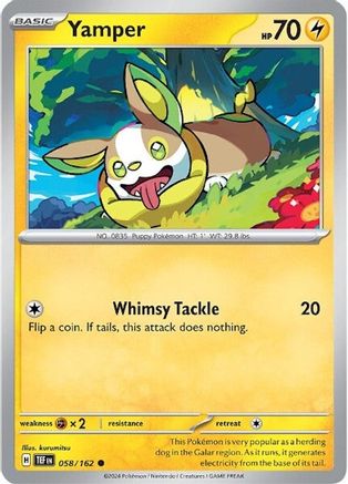 Yamper (058/162) [Scarlet & Violet: Temporal Forces] - Trinity Hobby