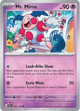 Mr. Mime (063/162) [Scarlet & Violet: Temporal Forces] - Trinity Hobby