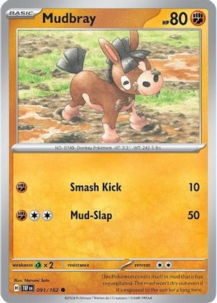 Mudbray (091/162) [Scarlet & Violet: Temporal Forces] - Trinity Hobby