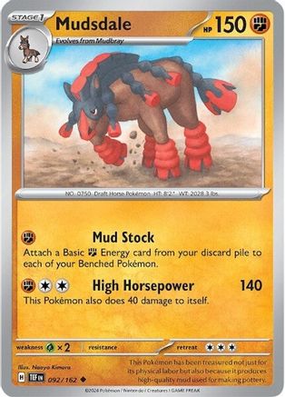 Mudsdale (092/162) [Scarlet & Violet: Temporal Forces] - Trinity Hobby