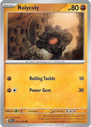 Rolycoly (093/162) [Scarlet & Violet: Temporal Forces] - Trinity Hobby