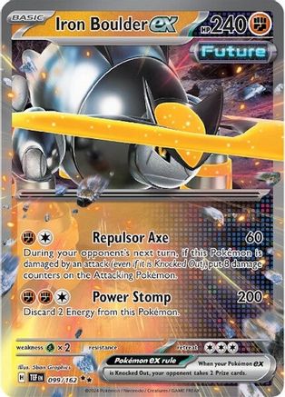 Iron Boulder ex (099/162) [Scarlet & Violet: Temporal Forces] - Trinity Hobby