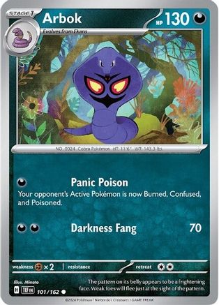 Arbok (101/162) [Scarlet & Violet: Temporal Forces] - Trinity Hobby