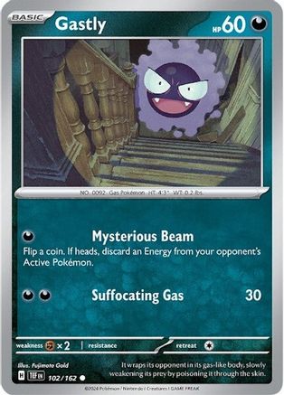 Gastly (102/162) [Scarlet & Violet: Temporal Forces] - Trinity Hobby
