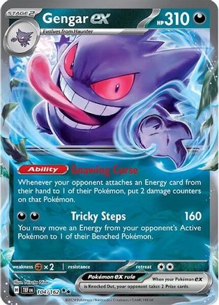 Gengar ex (104/162) [Scarlet & Violet: Temporal Forces] - Trinity Hobby