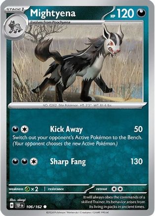 Mightyena (106/162) [Scarlet & Violet: Temporal Forces] - Trinity Hobby