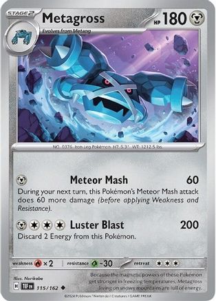 Metagross (115/162) [Scarlet & Violet: Temporal Forces] - Trinity Hobby