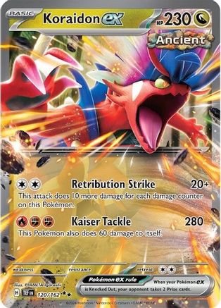 Koraidon ex (120/162) [Scarlet & Violet: Temporal Forces] - Trinity Hobby