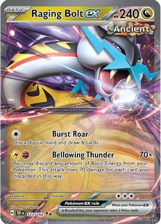 Raging Bolt ex (123/162) [Scarlet & Violet: Temporal Forces] - Trinity Hobby