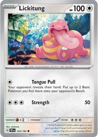 Lickitung (124/162) [Scarlet & Violet: Temporal Forces] - Trinity Hobby