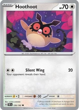 Hoothoot (126/162) [Scarlet & Violet: Temporal Forces] - Trinity Hobby