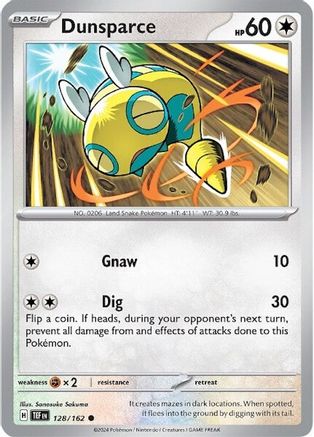 Dunsparce (128/162) [Scarlet & Violet: Temporal Forces] - Trinity Hobby