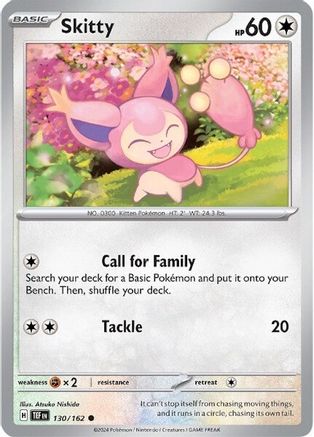 Skitty (130/162) [Scarlet & Violet: Temporal Forces] - Trinity Hobby