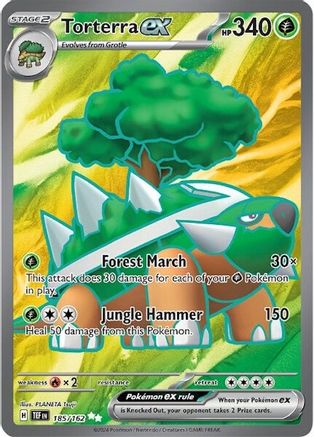 Torterra ex (185/162) [Scarlet & Violet: Temporal Forces] - Trinity Hobby
