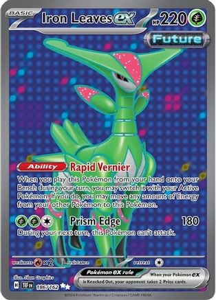 Iron Leaves ex (186/162) [Scarlet & Violet: Temporal Forces] - Trinity Hobby