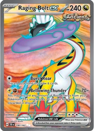 Raging Bolt ex (196/162) [Scarlet & Violet: Temporal Forces] - Trinity Hobby