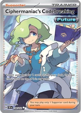 Ciphermaniac's Codebreaking (198/162) [Scarlet & Violet: Temporal Forces] - Trinity Hobby