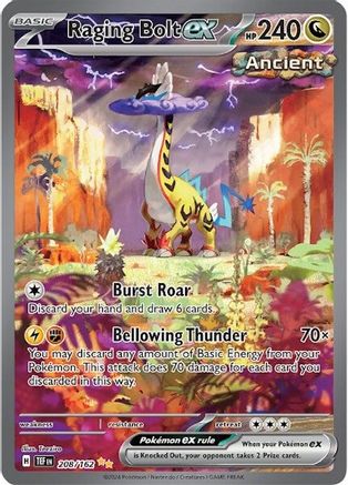 Raging Bolt ex (208/162) [Scarlet & Violet: Temporal Forces] - Trinity Hobby