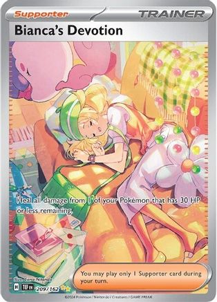 Bianca's Devotion (209/162) [Scarlet & Violet: Temporal Forces] - Trinity Hobby