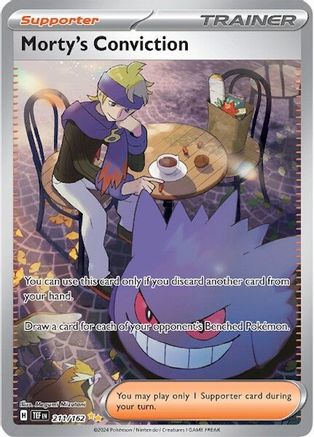 Morty's Conviction (211/162) [Scarlet & Violet: Temporal Forces] - Trinity Hobby