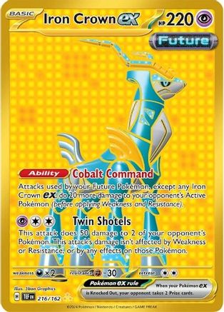 Iron Crown ex (216/162) [Scarlet & Violet: Temporal Forces] - Trinity Hobby
