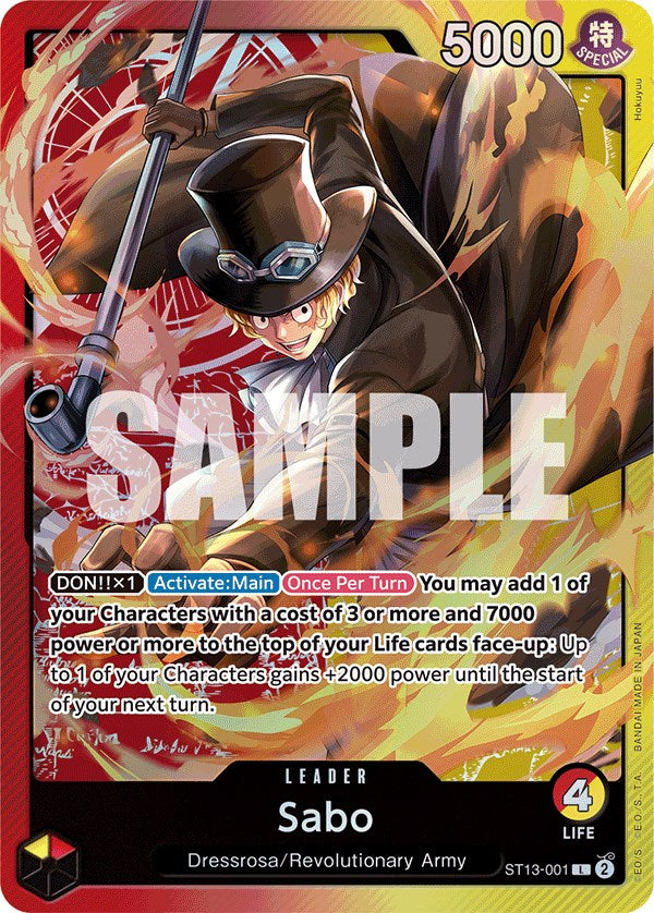 Sabo [Ultra Deck: The Three Brothers] - Trinity Hobby