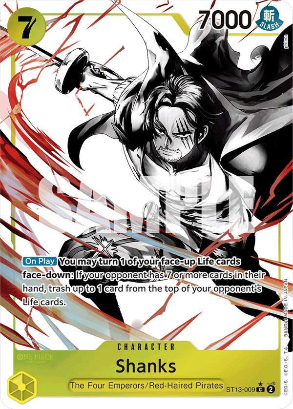 Shanks (Parallel) (ST13-009) - [Ultra Deck: The Three Brothers] Foil - Trinity Hobby
