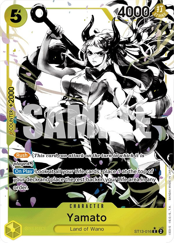 Yamato (Parallel) (ST13-016) - [Ultra Deck: The Three Brothers] Foil - Trinity Hobby