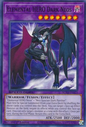 Elemental HERO Dark Neos [SGX4-ENA23] Common - Trinity Hobby