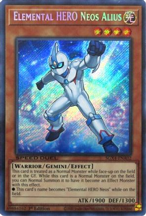 Elemental HERO Neos Alius (Secret Rare) [SGX4-ENA02] Secret Rare - Trinity Hobby