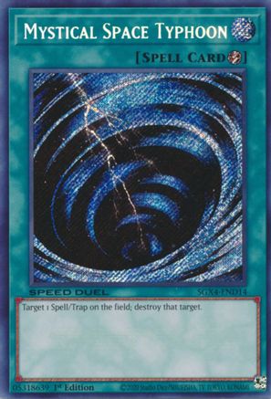 Mystical Space Typhoon (Secret Rare) [SGX4-END14] Secret Rare - Trinity Hobby