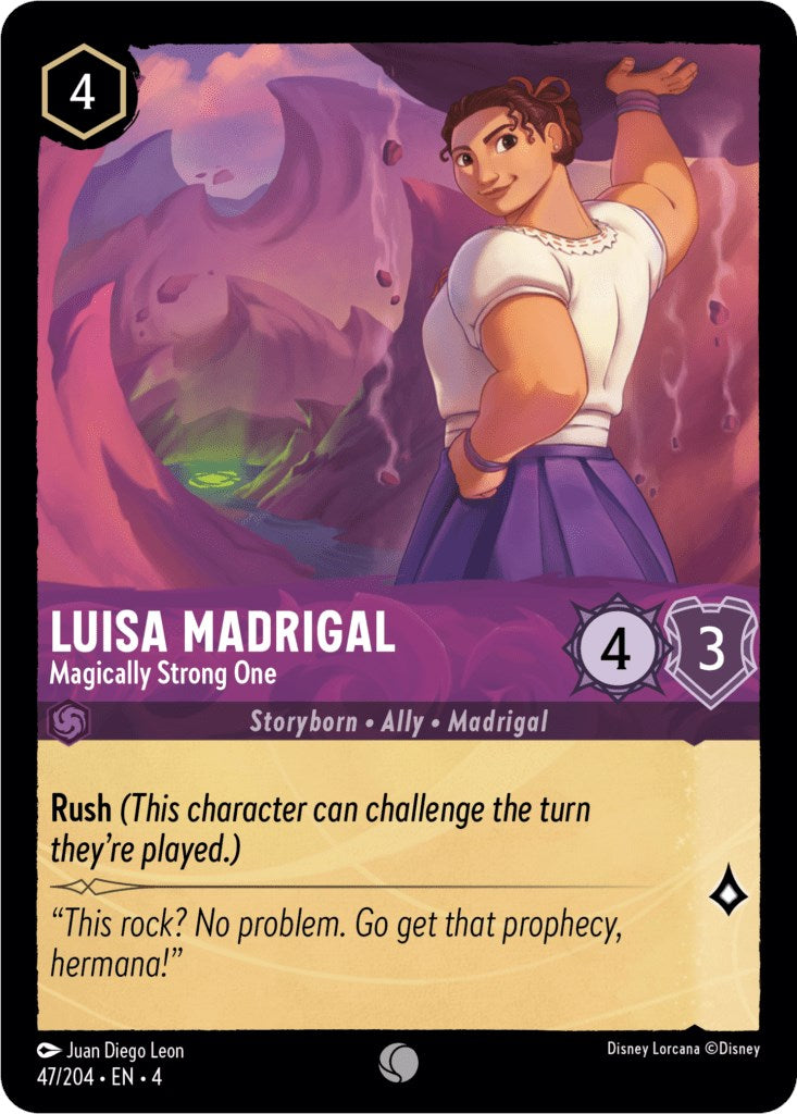 Luisa Madrigal - Magically Strong One (47/204) [Ursula's Return] - Trinity Hobby
