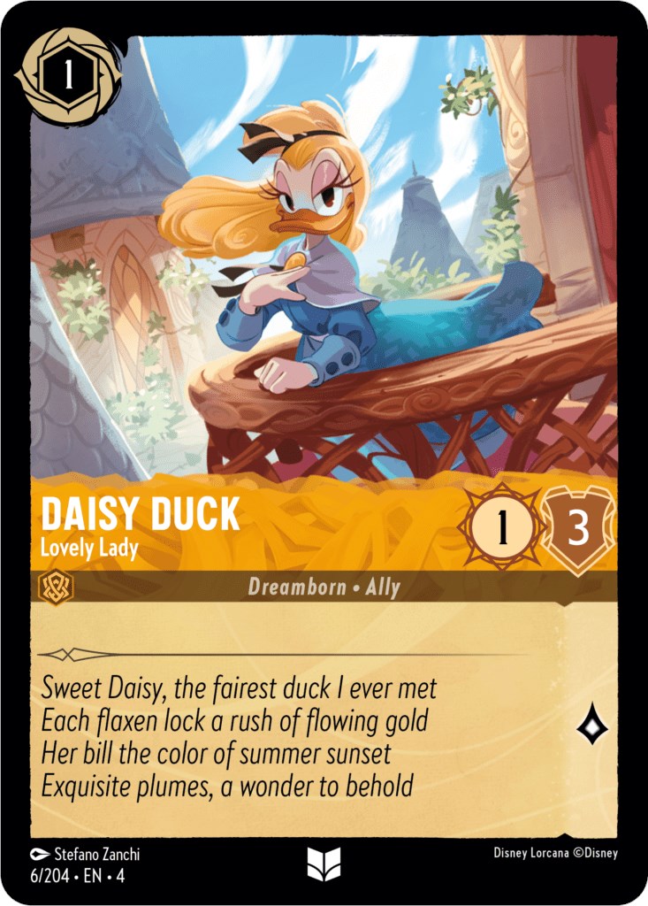 Daisy Duck - Lovely Lady (6/204) [Ursula's Return] - Trinity Hobby
