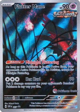 Flutter Mane (097) (Pokemon Center Exclusive) [Scarlet & Violet: Black Star Promos] - Trinity Hobby