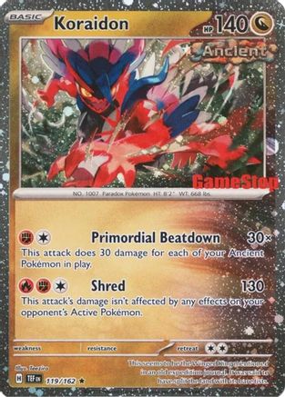 Koraidon (Gamestop Promo) - (119/null) Reverse Holofoil [Miscellaneous Cards & Products]
