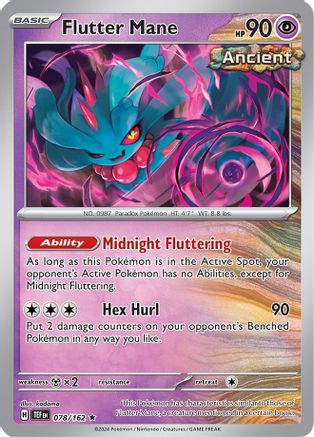 Flutter Mane (078/162) (Theme Deck Exclusive) [Scarlet & Violet: Temporal Forces] - Trinity Hobby