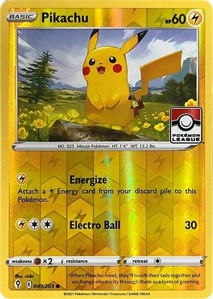 Pikachu (049/203) (2023 2024 League Promo) [League & Championship Cards] - Trinity Hobby