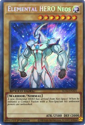 Elemental HERO Neos (Secret Rare) [SGX4-ENA01] Secret Rare - Trinity Hobby