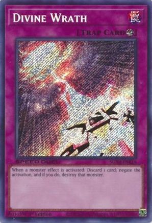 Divine Wrath (Secret Rare) [SGX4-ENB18] Secret Rare - Trinity Hobby