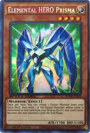 Elemental HERO Prisma (Secret Rare) [SGX4-ENE03] Secret Rare - Trinity Hobby