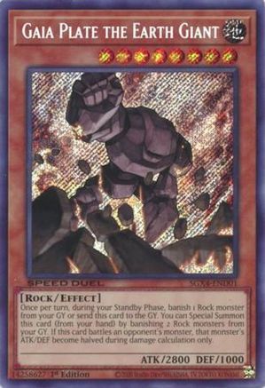 Gaia Plate the Earth Giant (Secret Rare) [SGX4-END01] Secret Rare - Trinity Hobby