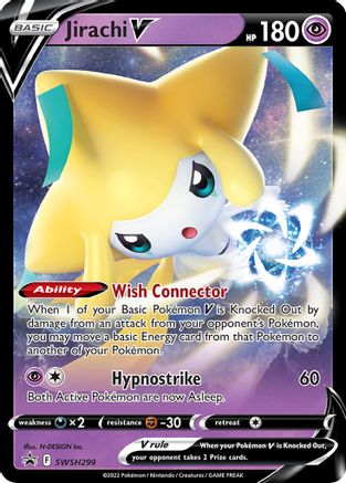 Jirachi V (SWSH299) [Sword & Shield: Black Star Promos] - Trinity Hobby