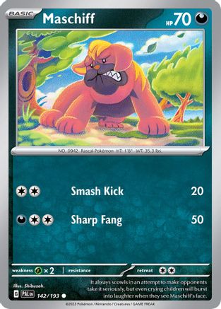 Maschiff (Cosmos Holo) - (142/193) Holofoil [Miscellaneous Cards & Products]
