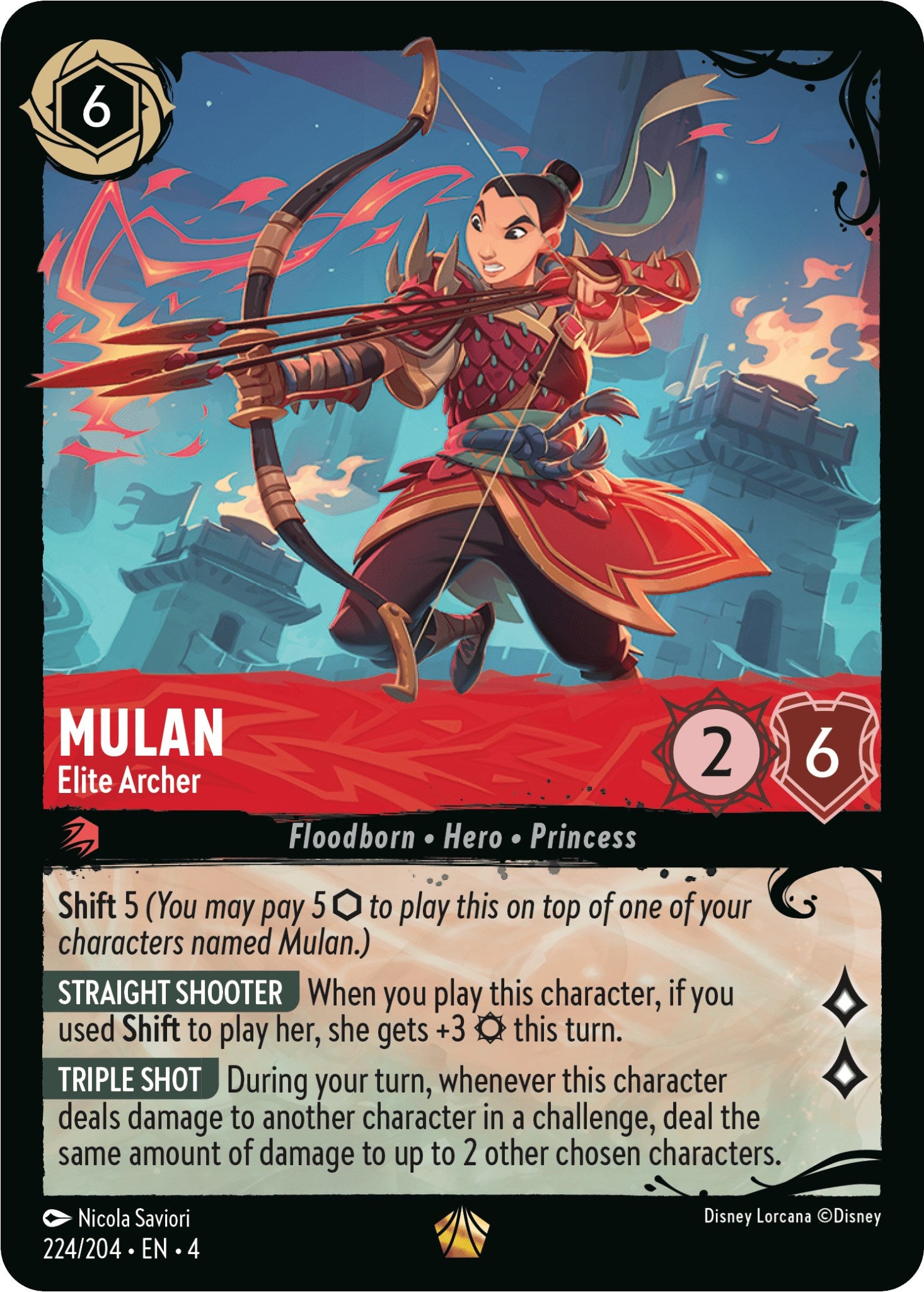 Mulan - Elite Archer (224/204) (244/204) [Illumineer's Quest: Deep Trouble] - Trinity Hobby
