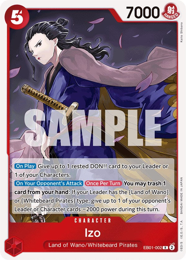 Izo (EB01-002) - [Extra Booster: Memorial Collection] Foil - Trinity Hobby