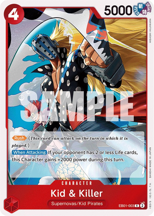 Kid & Killer (EB01-003) - [Extra Booster: Memorial Collection] Foil - Trinity Hobby
