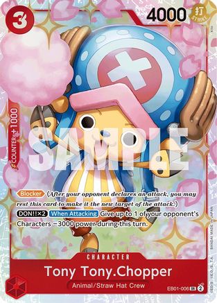Tony Tony.Chopper (EB01-006) - [Extra Booster: Memorial Collection] Foil - Trinity Hobby